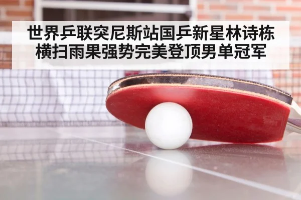 世界乒联突尼斯站国乒新星林诗栋横扫雨果强势完美登顶男单冠军
